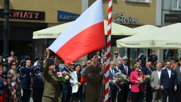 Święto Konstytucji 3 Maja w Rybniku. Prezydent odniósł się do powstania śląskiego, Lecha Gęborskiego i współczesnych zagrożeń (zdjęcia)